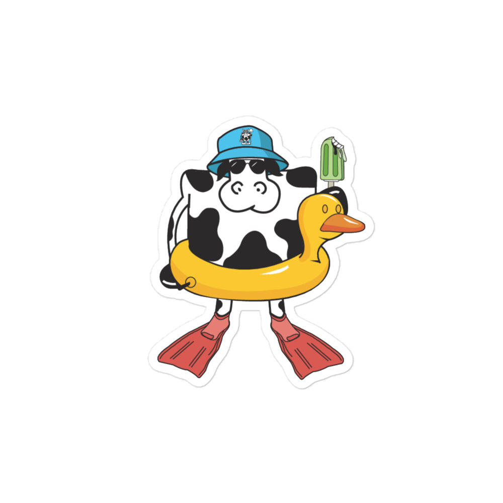 JKE Summer Cow Sticker