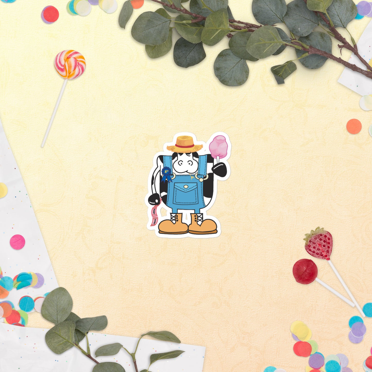 Fair Cow Stickers