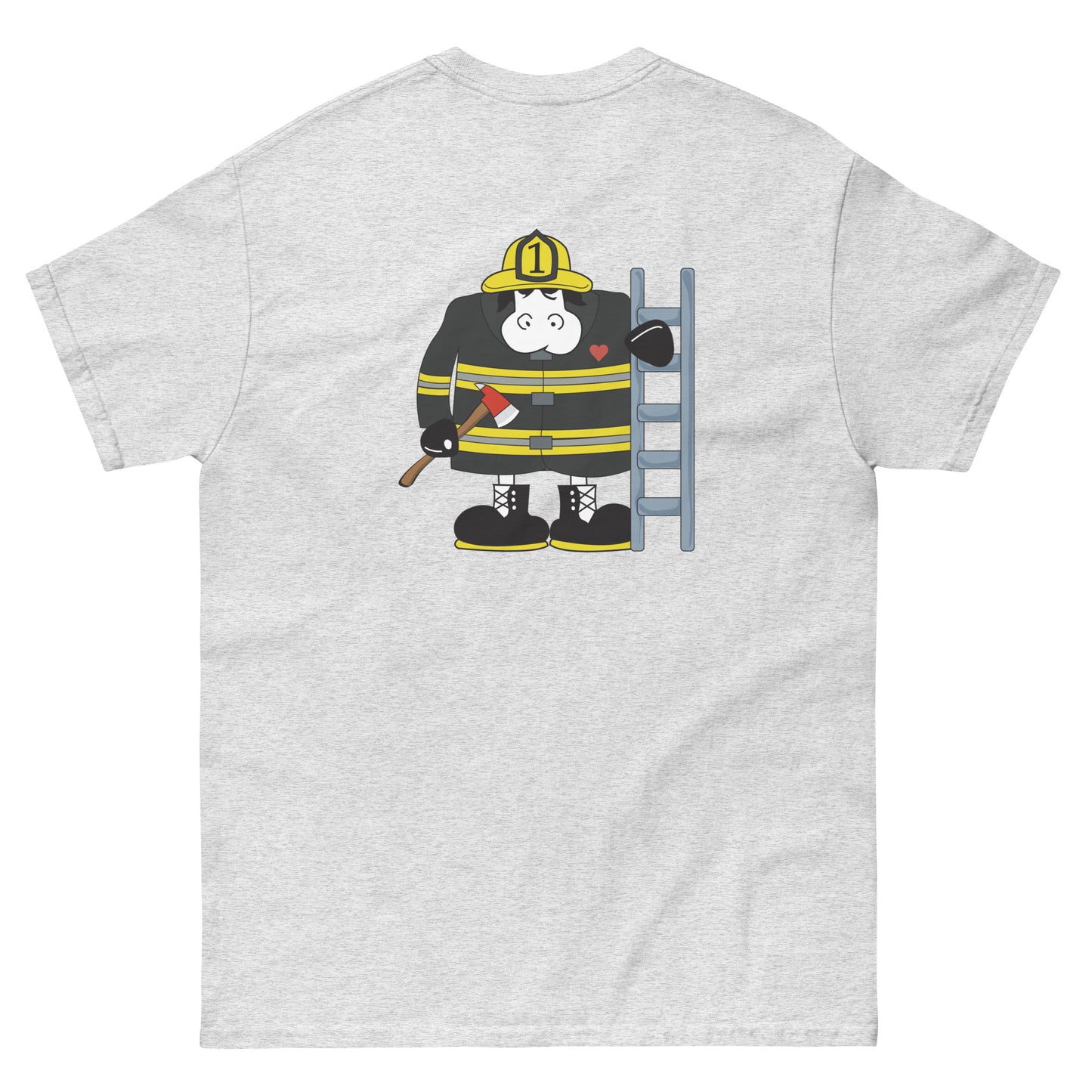 Firefighter Cow Tee