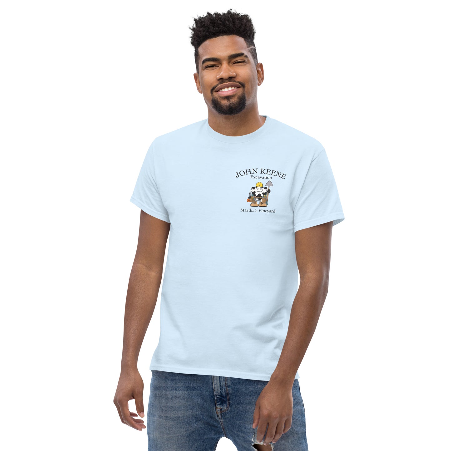 Construction Cow Adult Tee