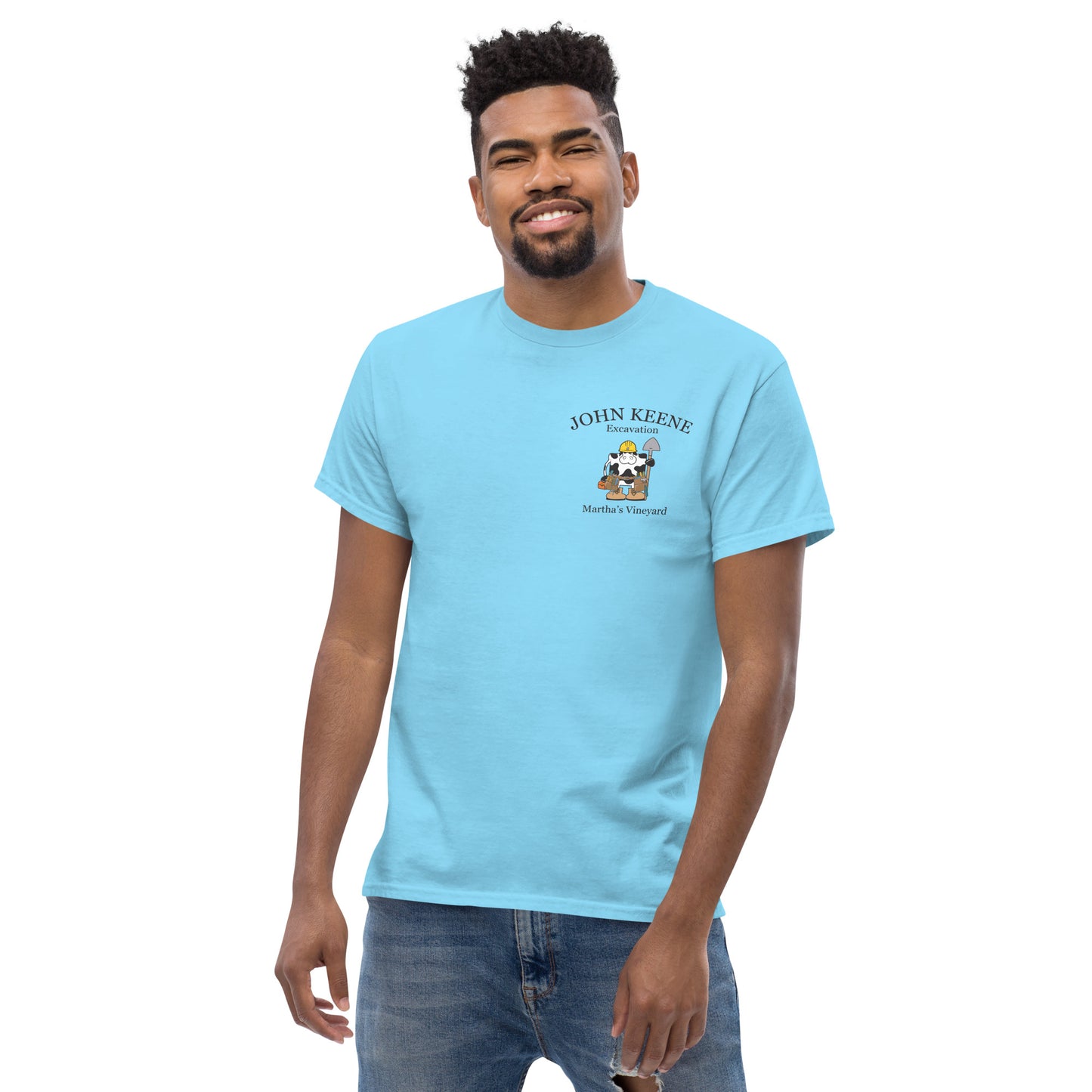 Construction Cow Adult Tee