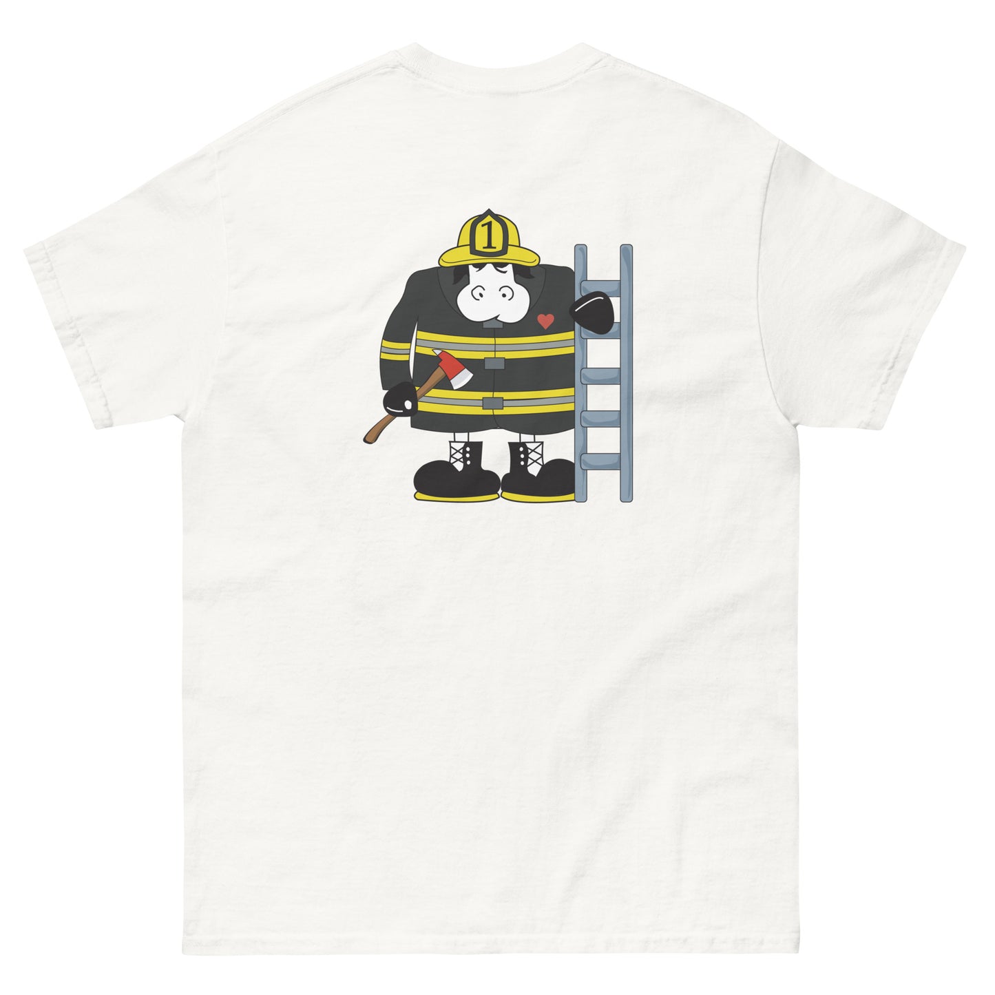Firefighter Cow Tee