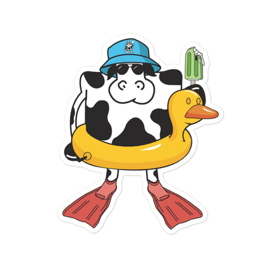 JKE Summer Cow Sticker