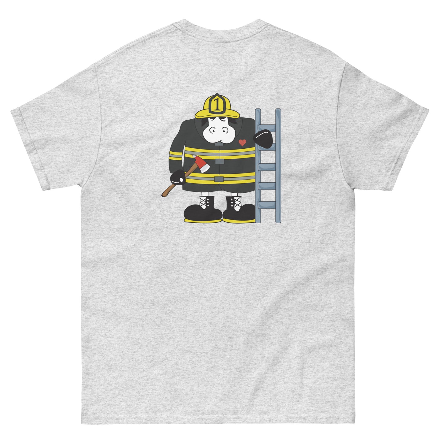 Firefighter Cow Tee