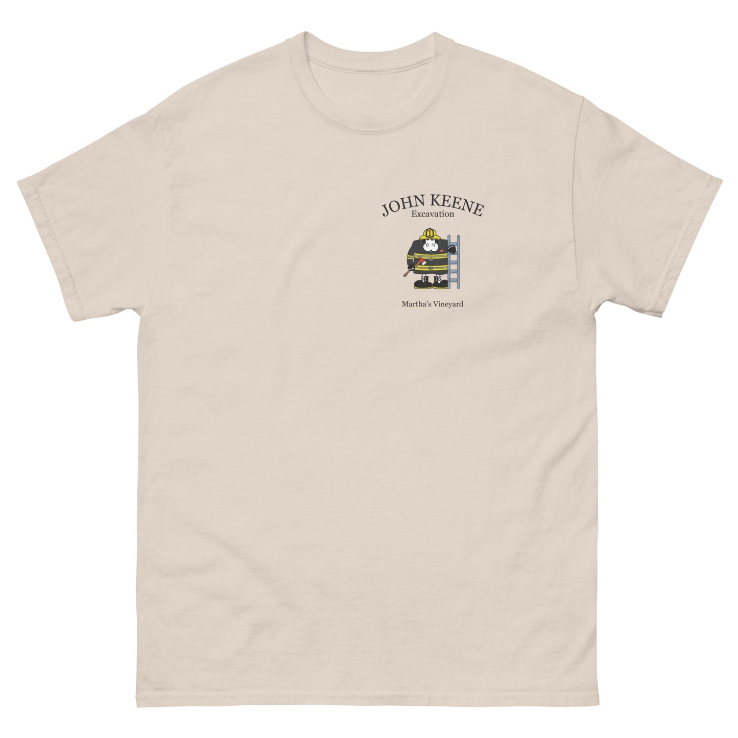 Firefighter Cow Tee
