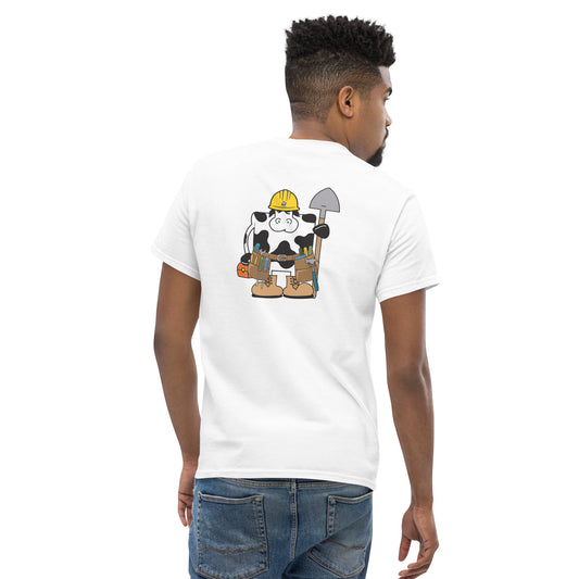 Construction Cow Adult Tee