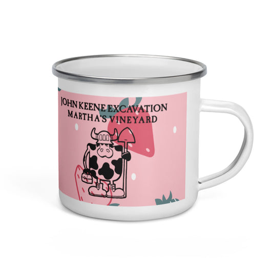 Strawberry Enamel Mug